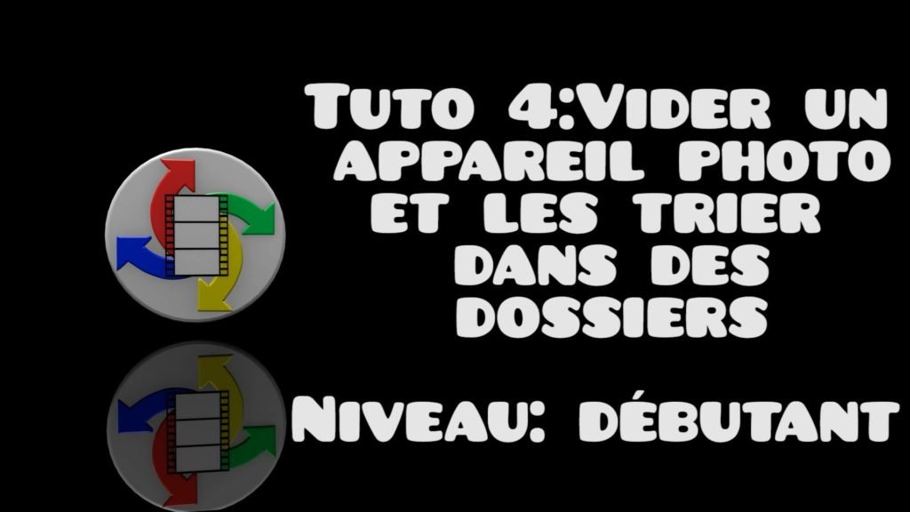 Vider son appareil photo et les trier dans des dossiers