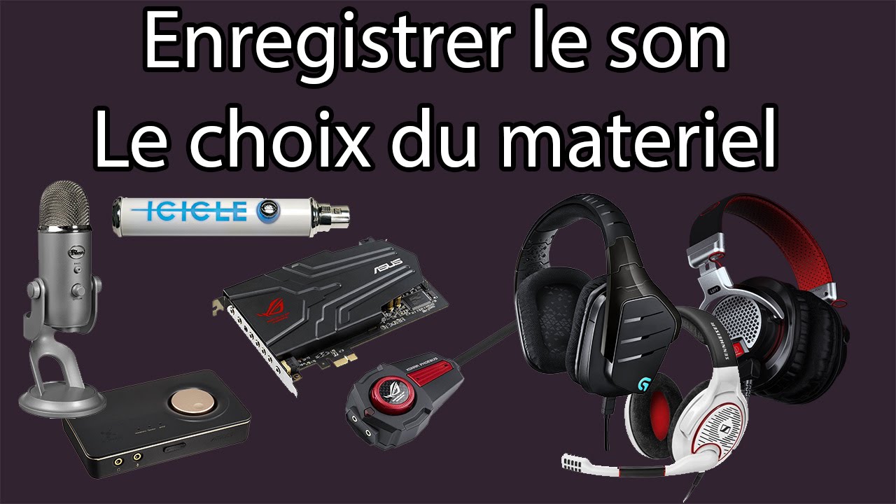 Partie 2 Le Choix Du Matériel D'enregistrement Audio   YouTube