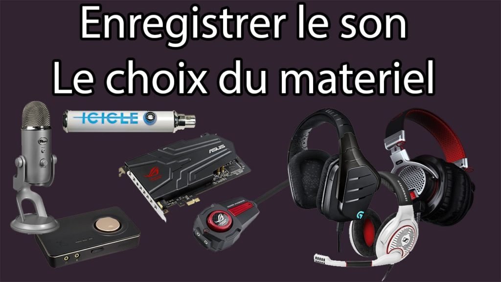 Partie 2 le choix du matériel d'enregistrement audio